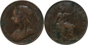 R3518 United Kingdom One Penny Victoria 1900 -> Make Offer