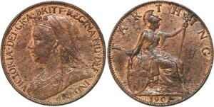 R3579 United Kingdom Farthing Victoria 1901 UNC -> Make Offer