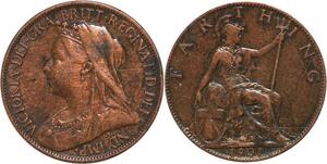 R3582 United Kingdom Farthing Victoria 1901 -> Make Offer