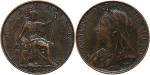 R3586 United Kingdom Farthing Victoria 1898 -> Make Offer