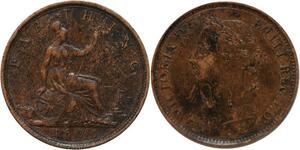 R3589 United Kingdom Farthing Victoria 1893 -> Make Offer