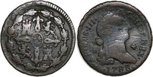 R3976 Spain 4 Maravedis Charles III 1788 Segovia -> Make Offer