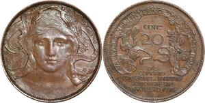 R3988 Rare Italy 20 Centesimi Victor Emanuel III 1906 Milan Expo AU -> M Offer