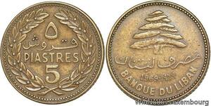 R4073 Lebanon 5 Piastres Cedar Tree 1969 (a) Paris -> Make offer