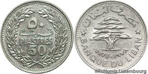 R4107 Lebanon 50 Piastres Cedar Tree 1978 AU -> Make offer