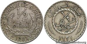 R4109 Syria 1/2 Piastre Syrienne 1921 (a) Paris -> Make offer