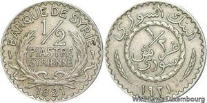 R4110 Syria 1/2 Piastre Syrienne 1921 (a) Paris -> Make offer