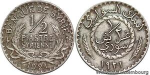 R4112 Syria 1/2 Piastre Syrienne 1921 (a) Paris -> Make offer