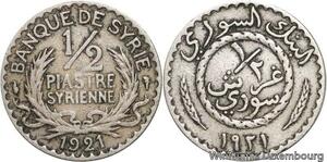 R4114 Syria 1/2 Piastre Syrienne 1921 (a) Paris -> Make offer