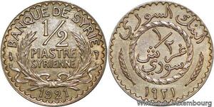 R4115 Syria 1/2 Piastre Syrienne 1921 (a) Paris AU -> Make offer