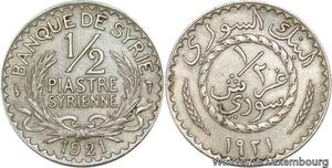 R4117 Syria 1/2 Piastre Syrienne 1921 (a) Paris -> Make offer