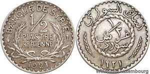 R4118 Syria 1/2 Piastre Syrienne 1921 (a) Paris -> Make offer
