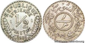 R4119 Syria 1/2 Piastre Syrienne 1936 (a) Paris -> Make offer