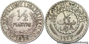R4151 Lebanon Liban 1/2 Piastre 1936 (a) Paris -> Make offer