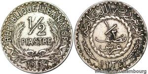 R4163 Lebanon Liban 1/2 Piastre 1936 (a) Paris -> Make offer