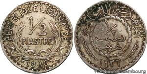 R4165 Lebanon Liban 1/2 Piastre 1936 (a) Paris -> Make offer