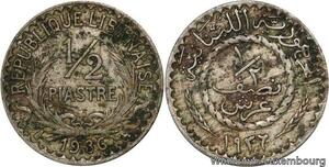 R4167 Lebanon Liban 1/2 Piastre 1936 (a) Paris -> Make offer