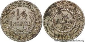 R4172 Lebanon Liban 1/2 Piastre 1936 (a) Paris -> Make offer