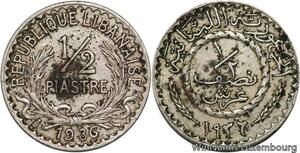 R4181 Lebanon Liban 1/2 Piastre 1936 (a) Paris -> Make offer