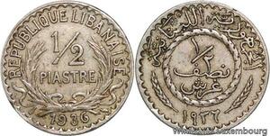R4186 Lebanon Liban 1/2 Piastre 1936 (a) Paris -> Make offer