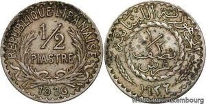 R4188 Lebanon Liban 1/2 Piastre 1936 (a) Paris -> Make offer