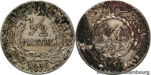 R4190 Lebanon Liban 1/2 Piastre 1936 (a) Paris -> Make offer