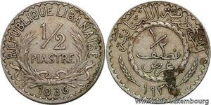 R4202 Lebanon Liban 1/2 Piastre 1936 (a) Paris -> Make offer