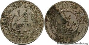 R4204 Lebanon Liban 1/2 Piastre 1936 (a) Paris -> Make offer