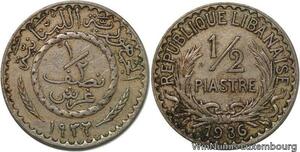 R4206 Lebanon Liban 1/2 Piastre 1936 (a) Paris -> Make offer