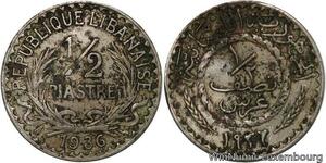 R4209 Lebanon Liban 1/2 Piastre 1936 (a) Paris -> Make offer