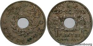R4220 Syria 1 Piastre Etat de Syrie 1929 (a) Paris -> Make offer