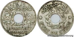 R4232 Syria 1 Piastre Etat de Syrie 1935 (a) Paris -> Make offer