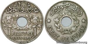 R4238 Syria 1 Piastre Etat de Syrie 1933 (a) Paris -> Make offer