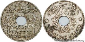 R4244 Syria 1 Piastre Etat de Syrie 1933 (a) Paris -> Make offer
