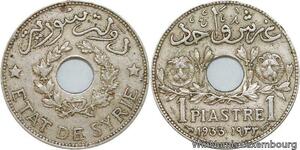 R4247 Syria 1 Piastre Etat de Syrie 1933 (a) Paris -> Make offer