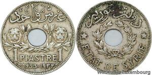 R4248 Syria 1 Piastre Etat de Syrie 1933 (a) Paris -> Make offer