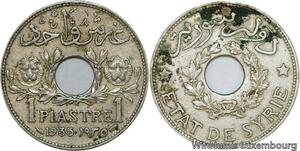 R4252 Syria 1 Piastre Etat de Syrie 1935 (a) Paris -> Make offer