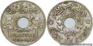 R4253 Syria 1 Piastre Etat de Syrie 1935 (a) Paris -> Make offer