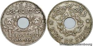 R4254 Syria 1 Piastre Etat de Syrie 1935 (a) Paris -> Make offer
