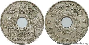 R4255 Syria 1 Piastre Etat de Syrie 1935 (a) Paris -> Make offer