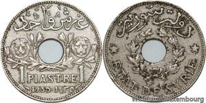 R4262 Syria 1 Piastre Etat de Syrie 1935 (a) Paris -> Make offer