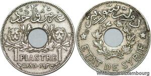 R4270 Syria 1 Piastre Etat de Syrie 1935 (a) Paris -> Make offer