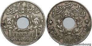 R4273 Syria 1 Piastre Etat de Syrie 1935 (a) Paris -> Make offer