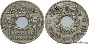 R4280 Syria 1 Piastre Etat de Syrie 1935 (a) Paris -> Make offer