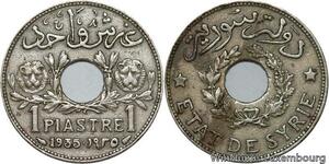 R4281 Syria 1 Piastre Etat de Syrie 1935 (a) Paris -> Make offer