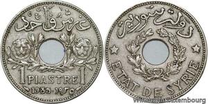 R4282 Syria 1 Piastre Etat de Syrie 1935 (a) Paris -> Make offer