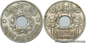R4288 Syria 1 Piastre Etat de Syrie 1935 (a) Paris -> Make offer