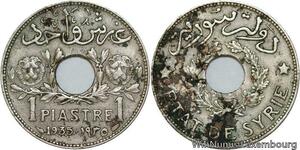 R4291 Syria 1 Piastre Etat de Syrie 1935 (a) Paris -> Make offer