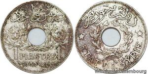 R4296 Syria 1 Piastre Etat de Syrie 1935 (a) Paris -> Make offer