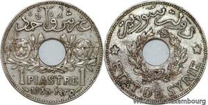 R4300 Syria 1 Piastre Etat de Syrie 1935 (a) Paris -> Make offer